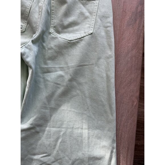 Veronica Beard Taylor Wide-Leg Jean Pistachio Green Size 27 - Picture 10 of 10